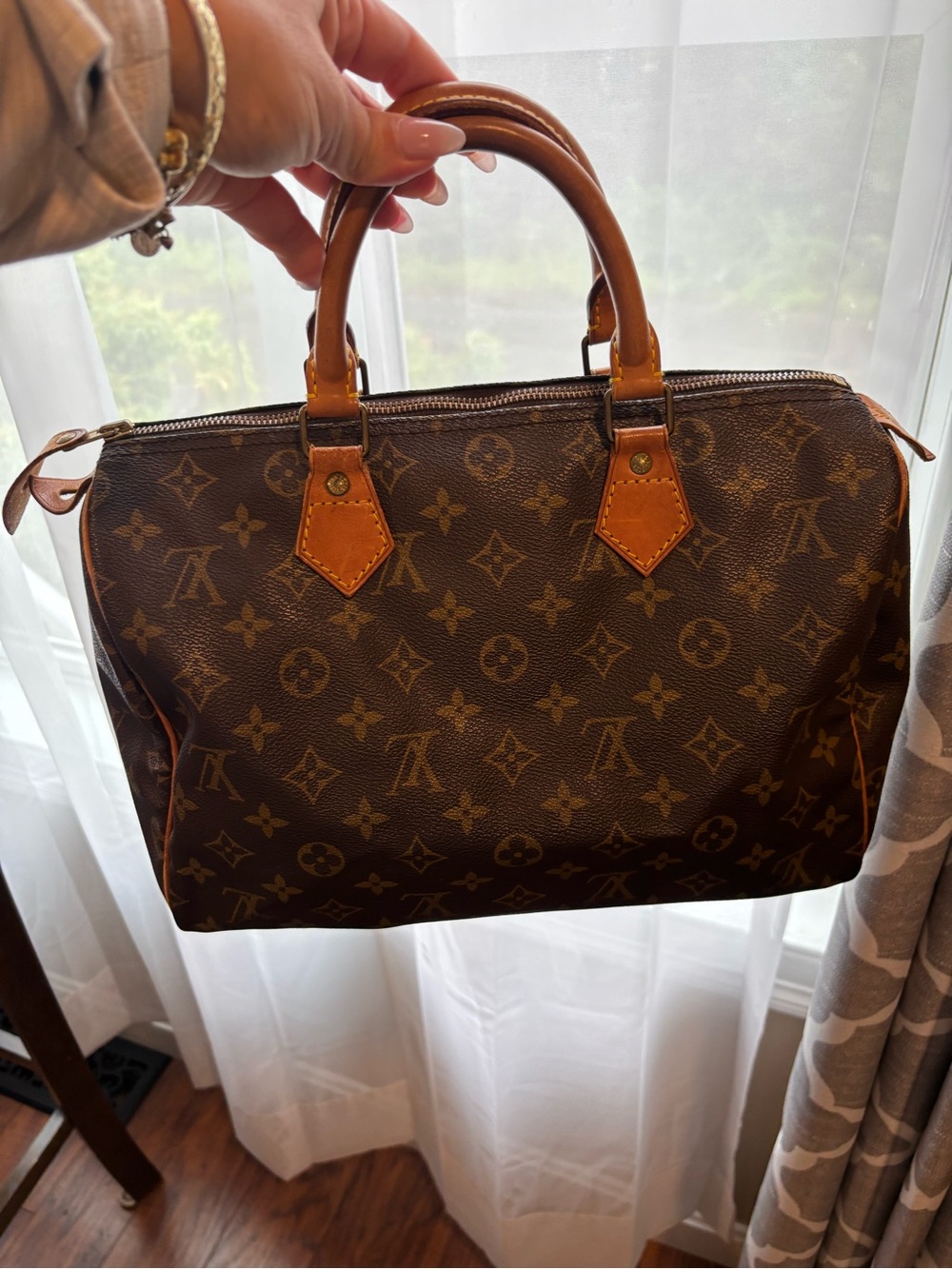Louis Vuitton Brown Monogram Speedy 30 Handbag